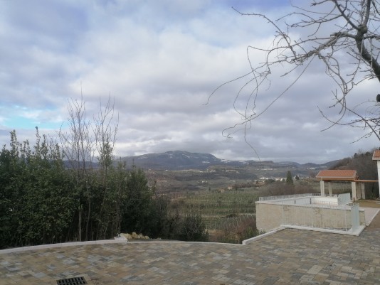 Panorama da Masua su Valle di Marano sullo sfondo Monte Pastello Panorama da Masua su Valle di Marano sullo sfondo Monte Pastello