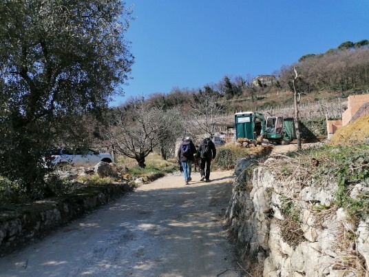 dirigendosi verso Crosetta dirigendosi verso Crosetta