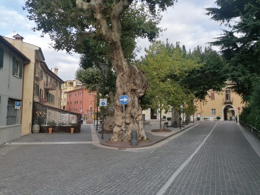 ritorno a Garda piazza della Chiesa ritorno a Garda piazza della Chiesa
