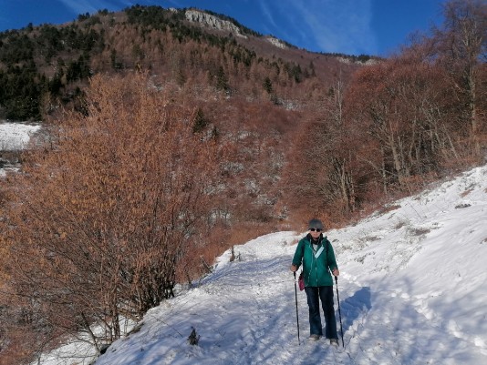 Neve sentiero Tommasi Grola Neve sentiero Tommasi Grola