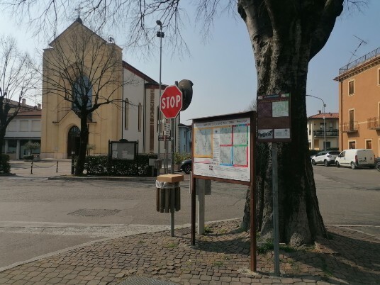 Chiesa di Pedemonte tabella percorsi sanpietroincammino Chiesa di Pedemonte tabella percorsi sanpietroincammino
