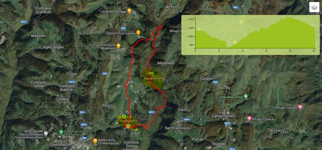 Mappa Valdiporro Squaranto Scrovazzo Mappa Valdiporro Squaranto Scrovazzo