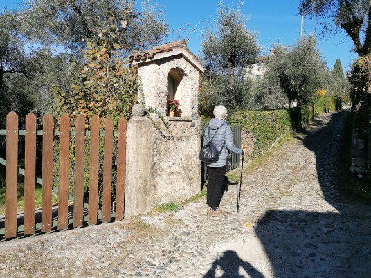 Torri del Benaco salita e capitello Torri del Benaco salita e capitello