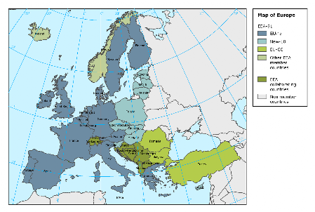 mappa Europa