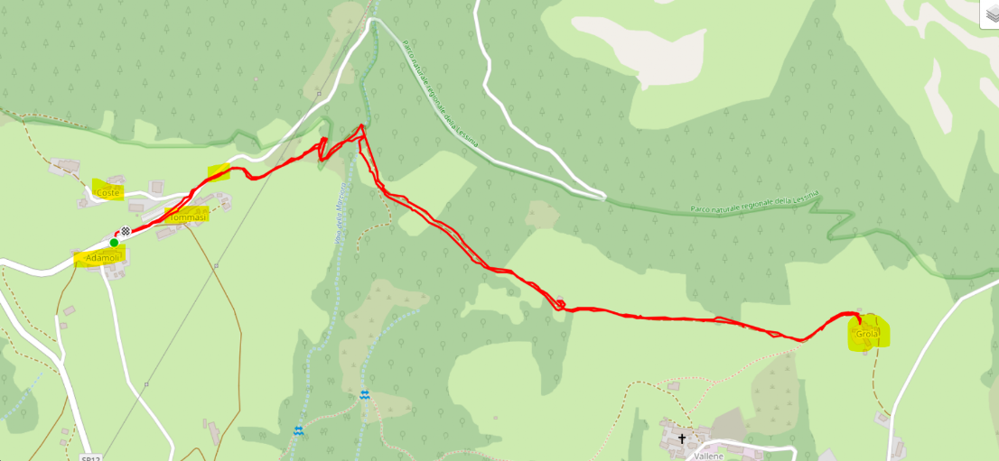 Mappa tommasi grola Mappa Tommasi Grola
